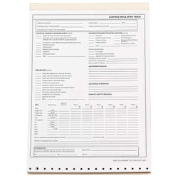 Brady Paper Pad,8.5x11,Confined Space,PK25 65937