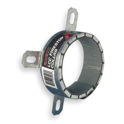 Sti Firestop Pipe Collar,Silv,Steel,4.3"Dia. LCC300