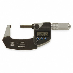 Mitutoyo Electronic Digital Micrometer,1 to 2 In 293-345-30