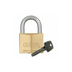 Abus Keyed Padlock, 5/8 in,Square,Gold  75/30 KA