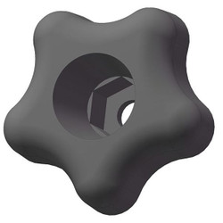 Innovative Components Hand Knob,Through Hole, GNH5-HEX5S2----