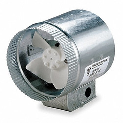 Tjernlund Products Steel 6"D,6.5"H,6"W Inline Duct Fan EF-6