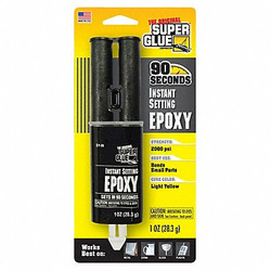 Super Glue Epoxy Adhesive,Syringe,1:1 Mix Ratio SY-IN48