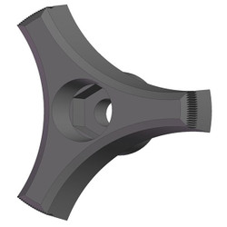 Innovative Components Hand Knob,Through Hole, GNH1-HEXRT5----