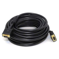 Monoprice Computer Cord,SVGA (HD15) M to M,35ft 3590