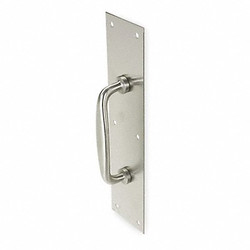 Rockwood Pull Plate,Oval Grip,Aluminum,4 x16 In 132 X 70C.28