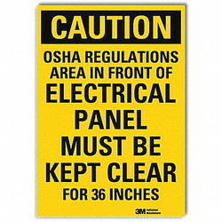 Lyle Caution Sign,7inx5in,Reflective Sheeting U4-1572-RD_5X7