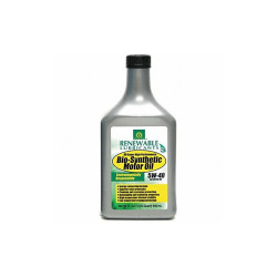 Renewable Lubricants Engine Oil,5W-40,Bio-Synthetic,1qt  85251