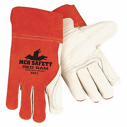 Mcr Safety Welding Gloves,MIG, TIG,L/9,PK12 4921