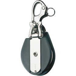 Ronstan Pulley Block,Snap Shackle,1/2" Rope dia RF6720