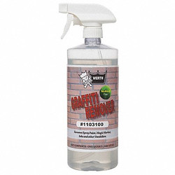 Werth Sanitary Supply Bio-Based Graffiti Remover,1 qt,PK12 1103100