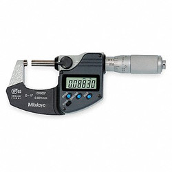 Mitutoyo Electronic Micrometer,IP65,0-1 In 293-344-30