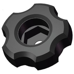 Innovative Components Hand Knob,Through Hole, GNH10HEXF2-----