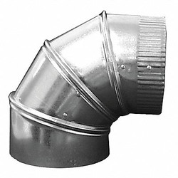 Greenseam 90 Degree Elbow,4" Duct Size GRAE490GA24