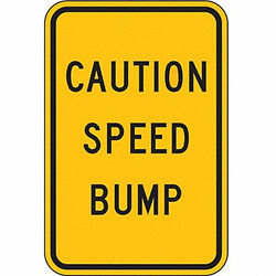 Lyle Speed Bump Traffic Sign,18" x 12" TR-035-12HA