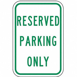 Lyle Reserved Parking Sign,18" x 12" RP-129-12HA