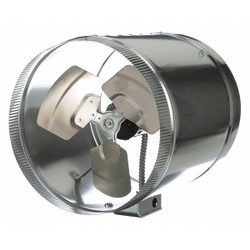 Tjernlund Products Steel 14"D,15.8"H,14"W Inline Duct Fan EF-14