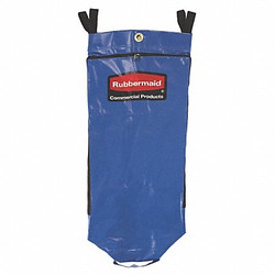 Rubbermaid Commercial Recycling Cart Bag,34 gal Cap.,Blue 1966883