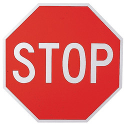 Lyle Stop Traffic Sign,12" x 12" R1-1-12DA