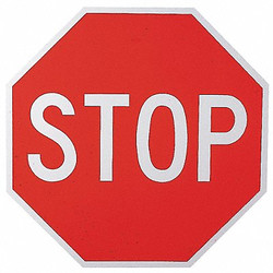 Lyle Stop Traffic Sign,30" x 30" R1-1-30DA