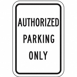 Lyle Authorized Parking Sign,18" x 12" RP-004-12HA