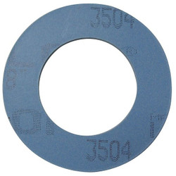 Garlock Flange Gasket,4 in.,1/16 in.,Blue,PTFE 3504RG-0150-062-0400