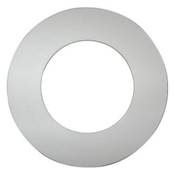 Manufacturer Varies Flange Gasket,4 in.,1/8 in.,White,PTFE 24SH-RG-0150-125-0400