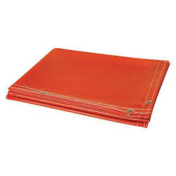 Steiner Welding Curtain, 8 ft H, 10 ft W, Orange 338-8X10