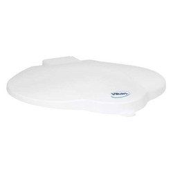 Vikan Pail Lid,White,12 1/4 in Diameter  56875