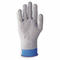 Whizard Cut Resistant Glove,Silver,Reversible,L 134528