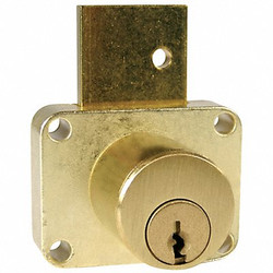 Compx National Remov Core Lock,Gold,Rectang C8178-915-4