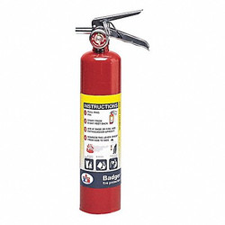 Badger Fire Extinguisher,Steel,Red,ABC B250M