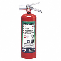 Badger Fire Extinguisher,Steel,Red,BC 5HB-2