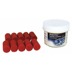 Superior Smoke Smoke Pellets, Solid, White, PK10 SP8