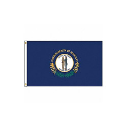 Nylglo Kentucky Flag,5x8 Ft,Nylon 141980