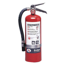 Badger Fire Extinguisher,Steel,Red,BC B5BC