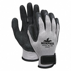 Mcr Safety Coated Gloves,Cotton/Polyester,M,PR 9688VM