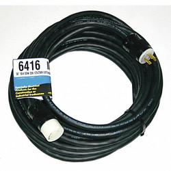 Southwire Extension Cord,50ft,10Ga,20A,SOW,Blk  6416