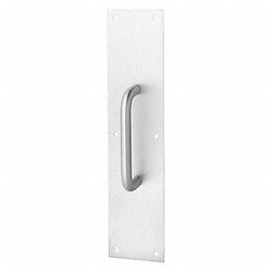 Rockwood Pull Plate,Round Grip,Brass,3 x12 In 102 X 70A.3