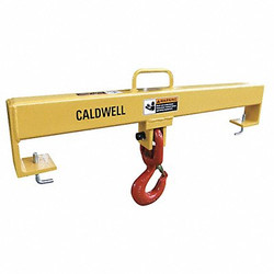Caldwell Forklift Lifting Beam,10,000 lb,Yellow 10S-5-36