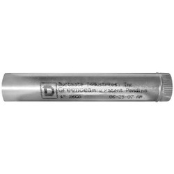 Greenseam Snap Lock Pipe,10" Duct Size,PK5 GR60SPBGP10GA24