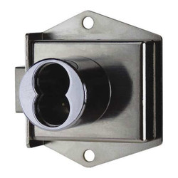 Ccl Interchang Core Dead Bolt,Silv,Rectang 72523