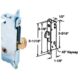 Prime-Line Steel Mortise Patio Door Lock E 2014