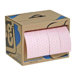 Pig Absorbent Roll,Chem/Hazmat,Pink,60 ft.L MAT342