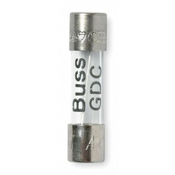 Eaton Bussmann Fuse,5A,Glass,GDC Series,PK5 GDC-5A