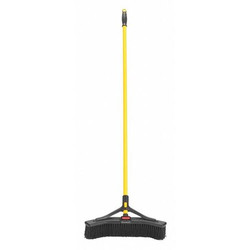 Rubbermaid Commercial Push Broom,58 in Handle L,18 in Face  2018727