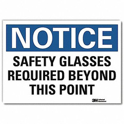 Lyle Notice Sign,5inx7in,Reflective Sheeting U5-1500-RD_7X5