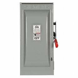 Siemens Safety Switch,600VAC,3PST,100 Amps AC HF363NR