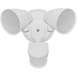 White Motion Sensing LED Floodlight Fixture P3-180W