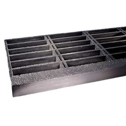 Fibergrate Fiberglass Stair Tread,48 x 12 In 264851.06